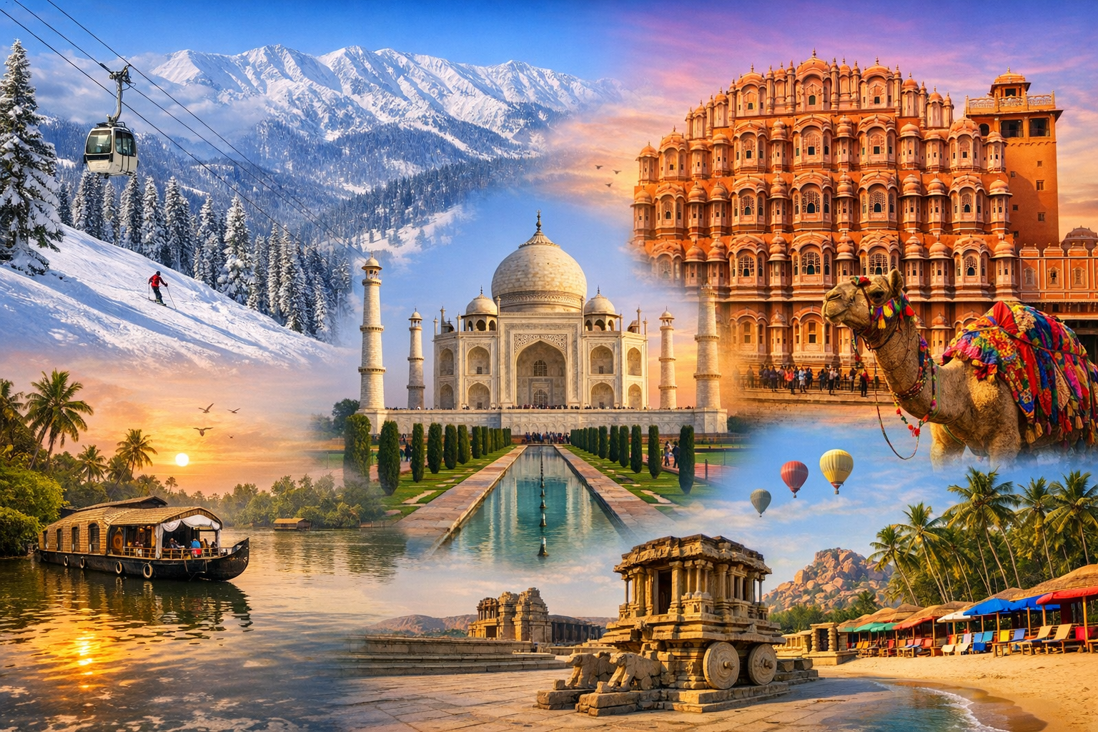 Top 5 best places to visit in India in January 2026 - Nomad Travel Explorer